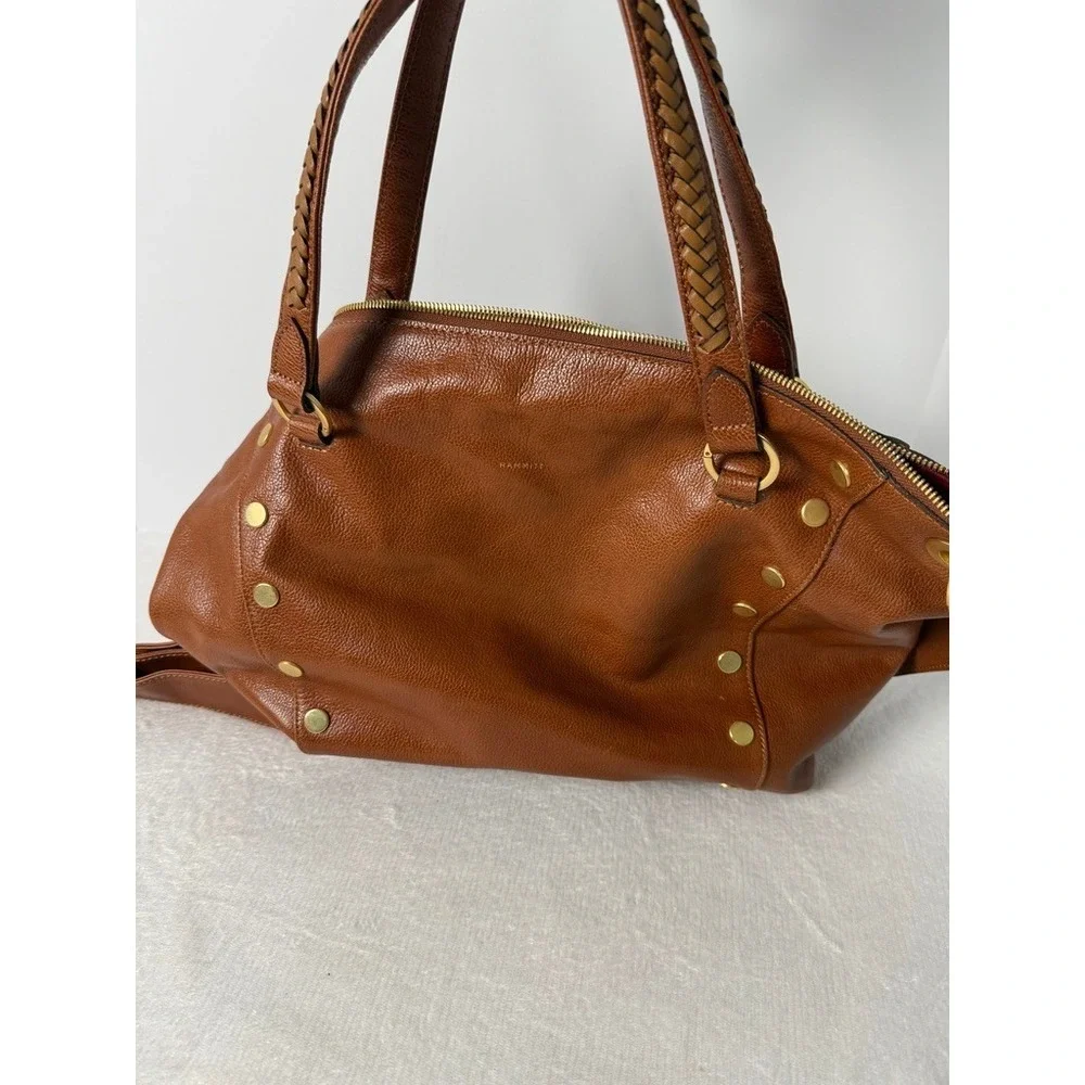 Hammitt Daniel medium, crossbody adjustable strap, Brown Pebble Leather - Picture 7 of 10